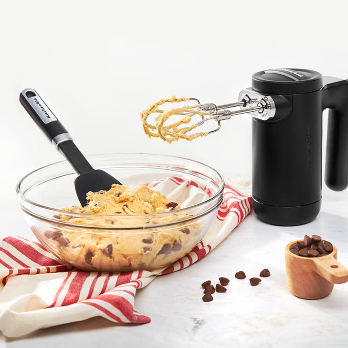 KitchenAid 5KHMB732 Cordless Handmixer - Mat Zwart