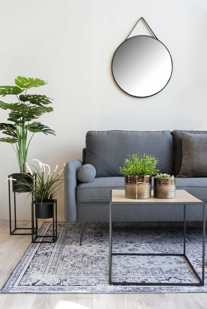 Artichok Sarah Ronde Wandspiegel Zwart - Ø 60 cm