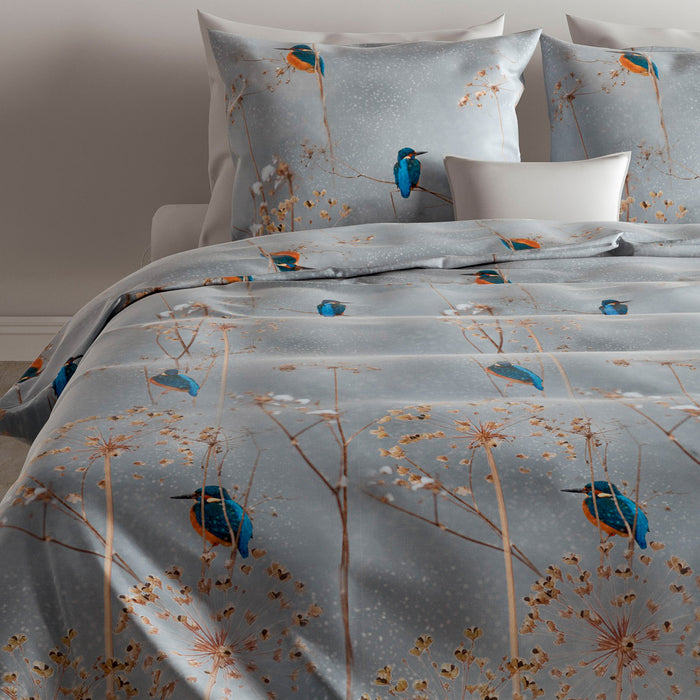 Zo! Home Lamia Dekbedovertrek 200TC x 200TC/220 cm - Blauw