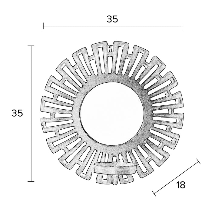 MOOS Rio Wandkandelaar