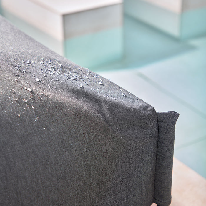 Kave Home Square Lounger - Donkergrijs - D 101 x B 101 x H 35 cm