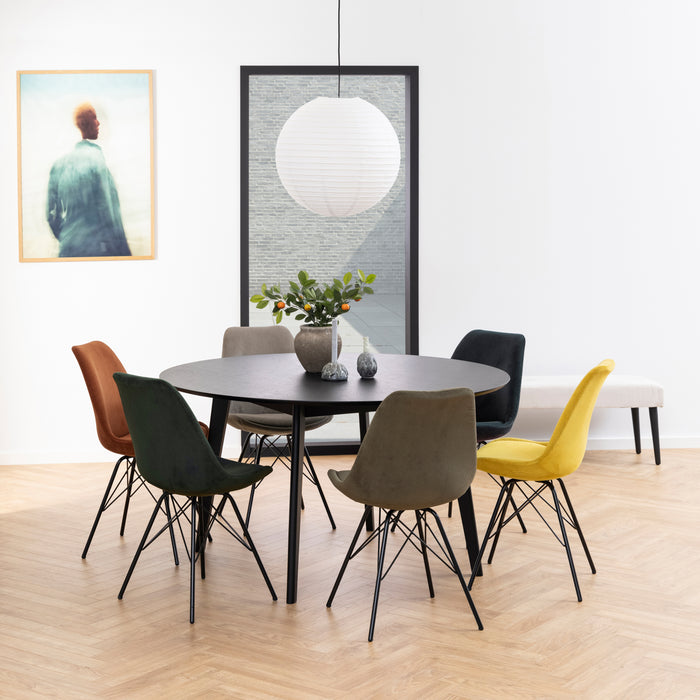 by fonQ basic Iris Eetkamerstoel - Groen