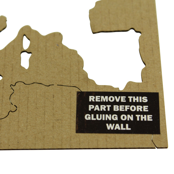 Mimi Houten Wereldkaart Puzzel 90 x 150 cm