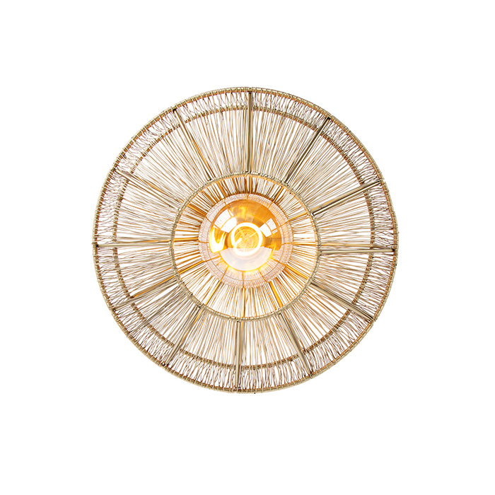 QAZQA Moderne plafondlamp messing 30 cm - Bolti