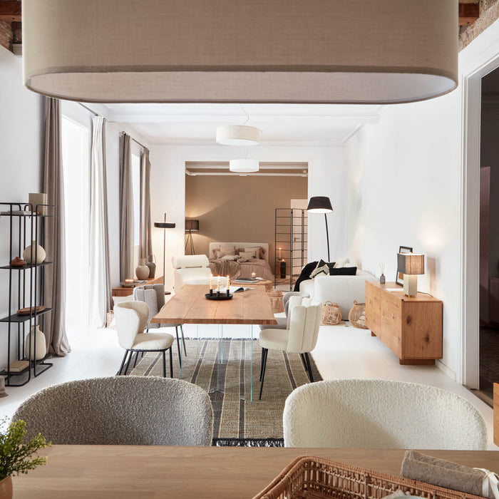 Kave Home Ciselia Eetkamerstoel - Wit