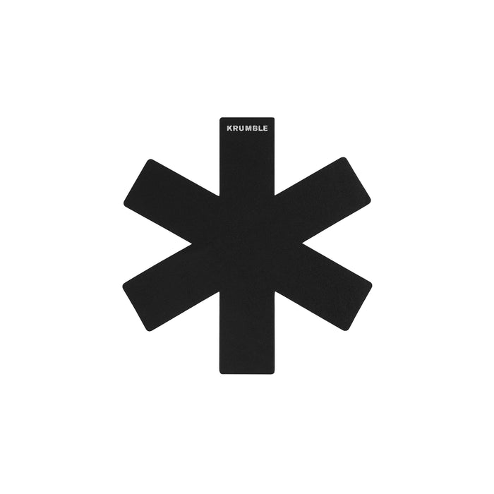Krumble Panbeschermer set van 3 - Zwart