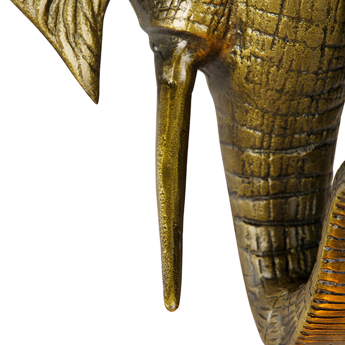 QAZQA Vintage wandlamp goud - Animal Elefant