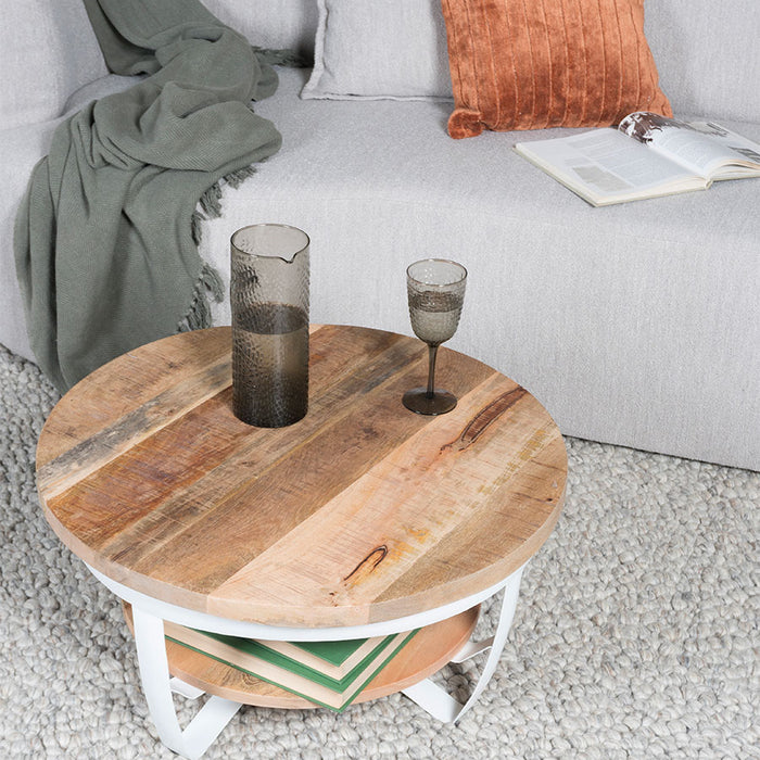 Home67 - Salontafel Cilamon Wit - Set van 2