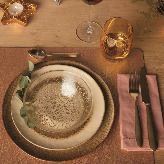 Leonardo Matera Serviesset 12-delig - Zand