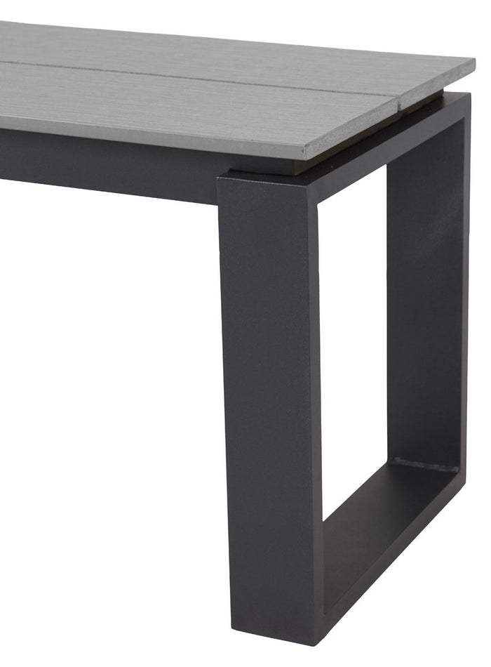 Lisomme Abel tuinbank grijs - 180 x 43 cm