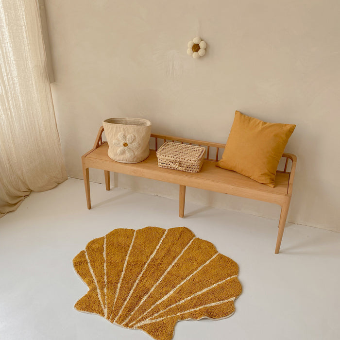 Á la Shell Vloerkleed - Large - Mustard