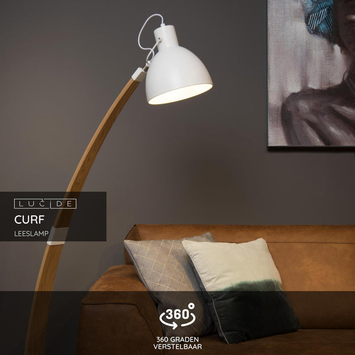 Lucide CURF Leeslamp - Wit