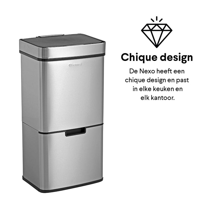 Homra Nexo Afvalemmer 72 Liter (48+12+12 Liter)