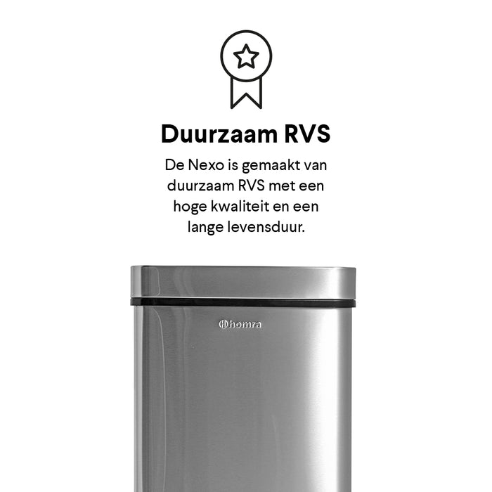 Homra Nexo Afvalemmer 72 Liter (48+12+12 Liter)