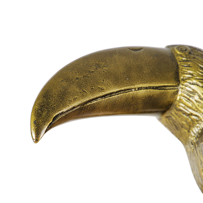 QAZQA Vintage wandlamp messing - Animal Toekan