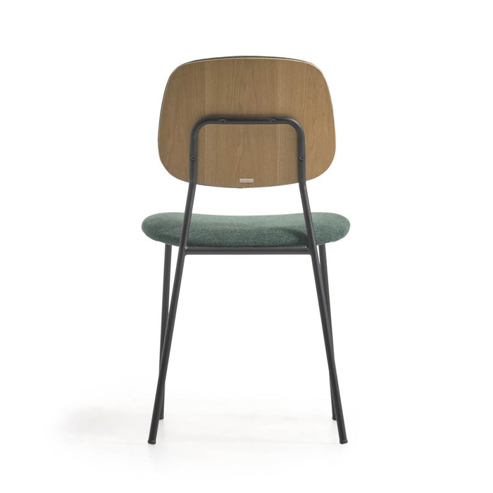 Kave Home Benilda Eetkamerstoel - Donkergroen