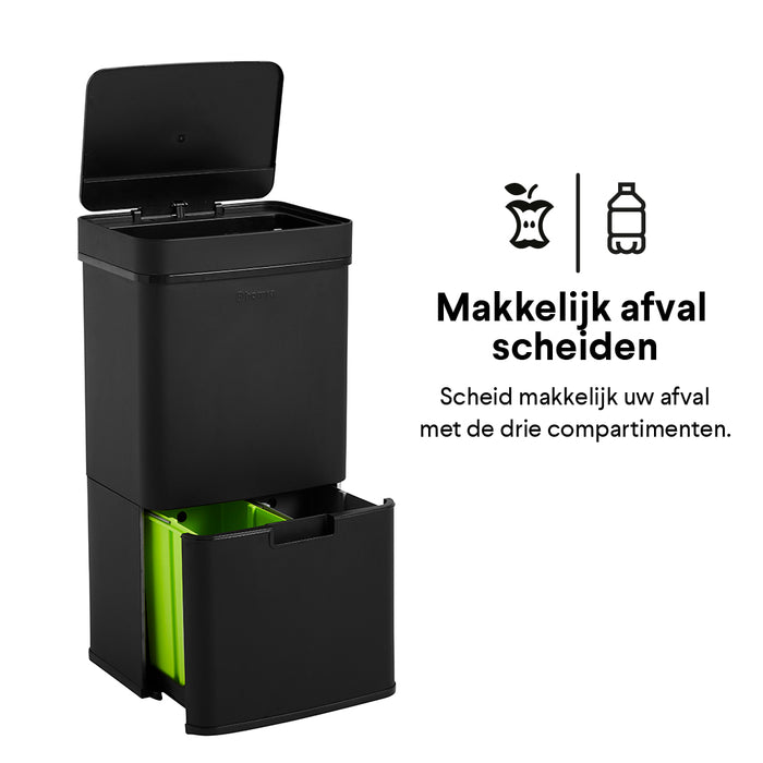 Homra Nexo Afvalemmer 72 Liter (48+12+12 Liter)