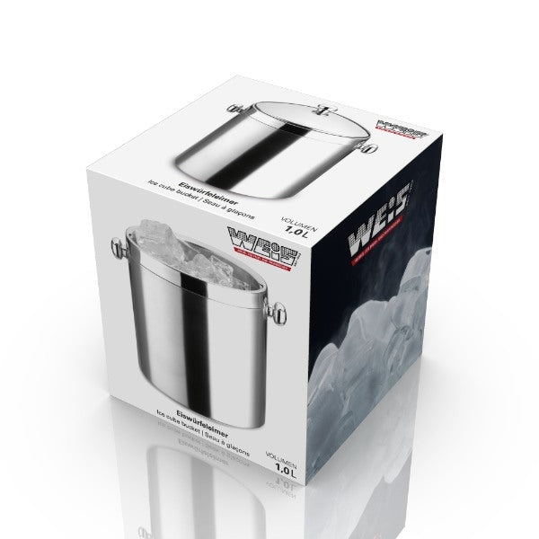 Ijsemmer Met Deksel En Tang, 1 liter – Weis