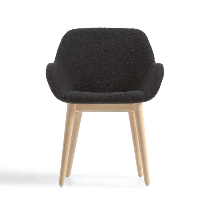 Kave Home Konna Eetkamerstoel - Zwart