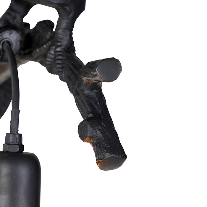 QAZQA Wandlamp wl-animal - Zwart - Landelijk - L 292mm