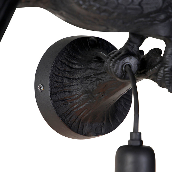 QAZQA Wandlamp wl-animal - Zwart - Landelijk - L 292mm