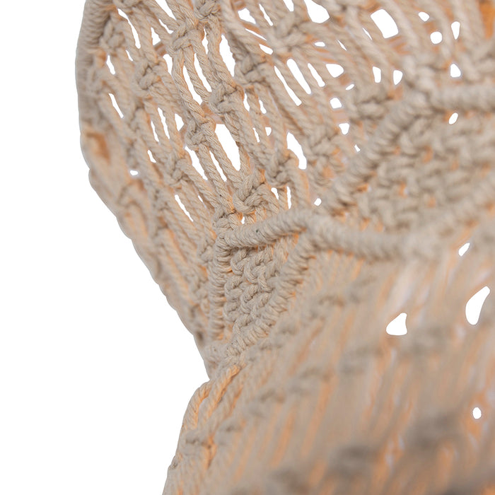 QAZQA Oosterse plafondlamp macramé 50 cm - Leonard