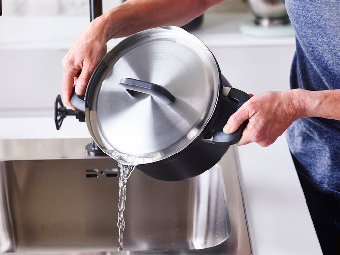 BK Flow Cool Black RVS soeppan