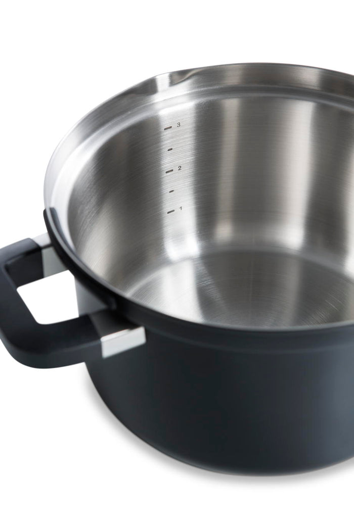 BK Flow Cool Black RVS soeppan