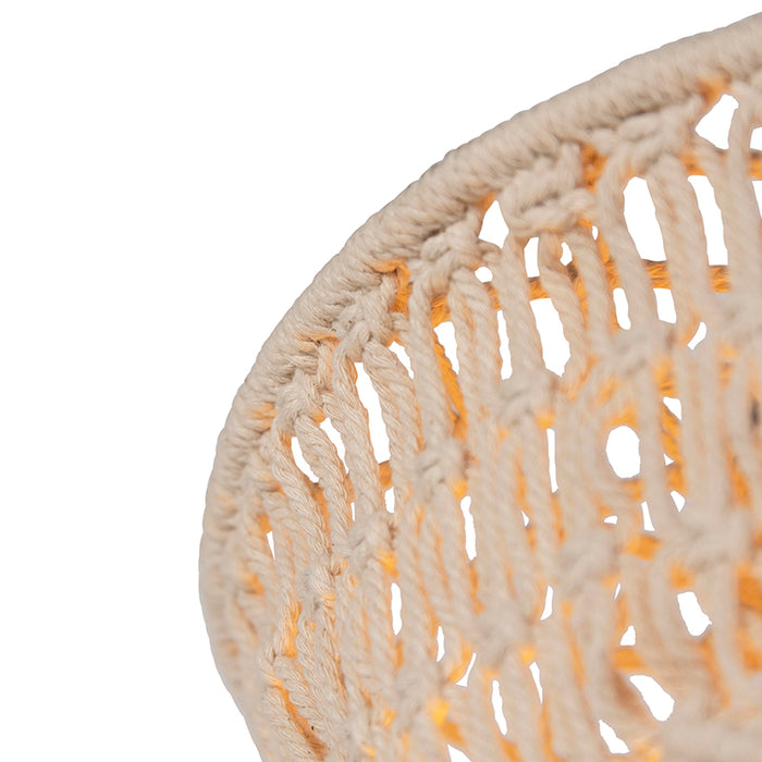 QAZQA Plafondlamp leonard - Naturel - Oosters - D 30cm