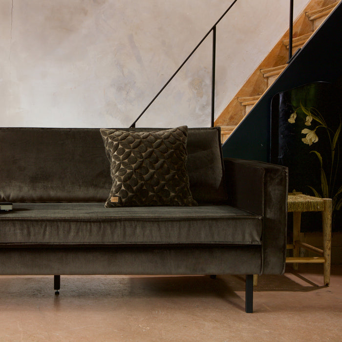 WOOOD Rodeo Daybed Rechts - Velvet - Donkergroen