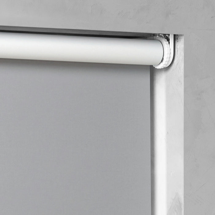 Rollit München Geveerd Rolgordijn Antraciet Verduisterend