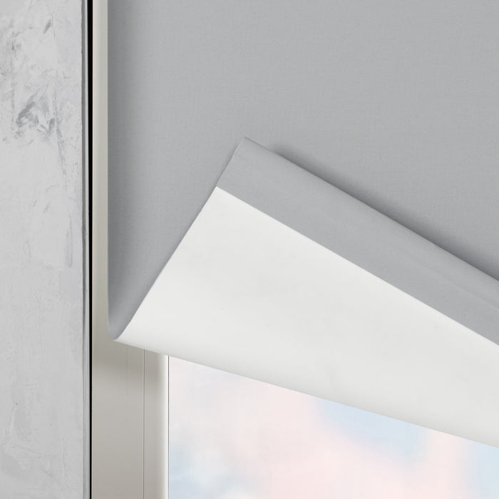 Rollit München Geveerd Rolgordijn Antraciet Verduisterend