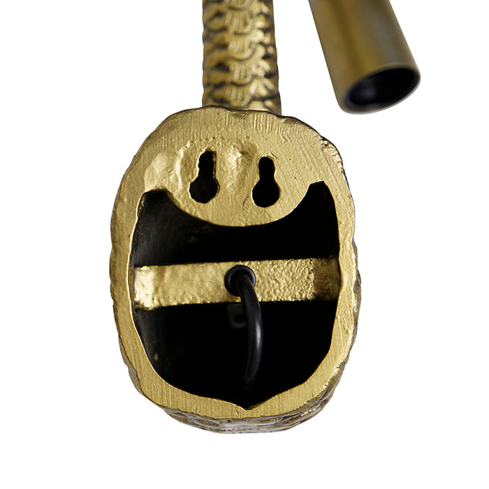 QAZQA Vintage wandlamp messing - Animal Camel bird