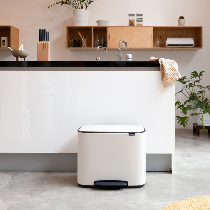 Brabantia Bo Pedaalemmer 33 Liter (3 x 11 Liter) - Soft Beige
