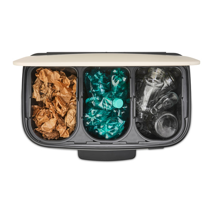 Brabantia Bo Pedaalemmer 33 Liter (3 x 11 Liter) - Soft Beige