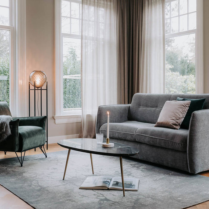 Goossens Salontafel Enzo in Donker marmer