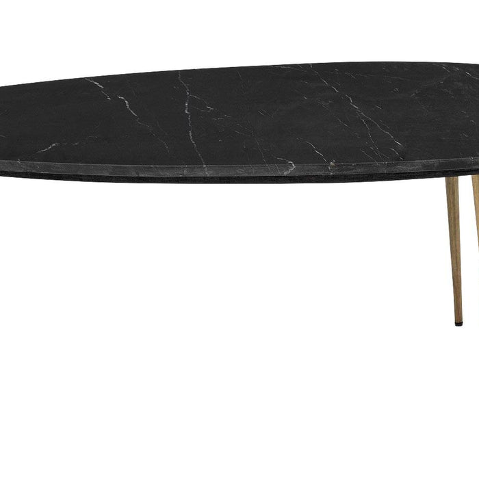 Goossens Salontafel Enzo in Donker marmer