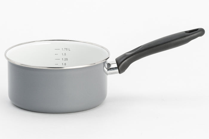 Lite-Body - Pannenset - 2 delige Steelpan 16 cm en 18 cm - Emaille