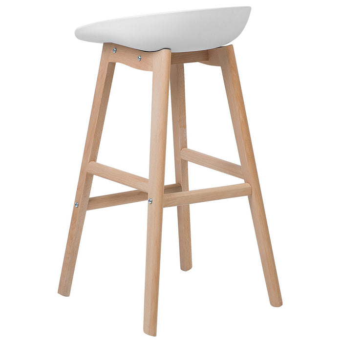 Beliani - MICCO - Barkruk - Wit - Polypropyleen