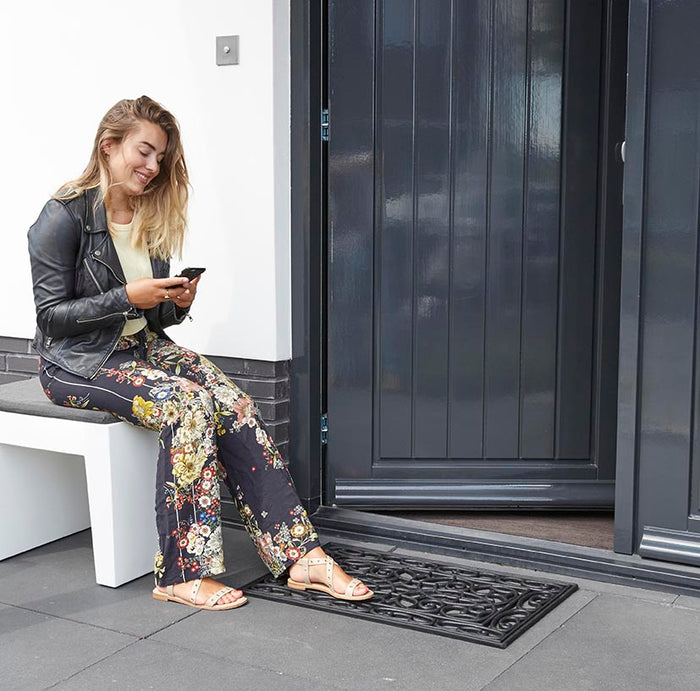 MD Entree - Deurmat - Rubbermat - Country Rectangular - 45 x 75 cm