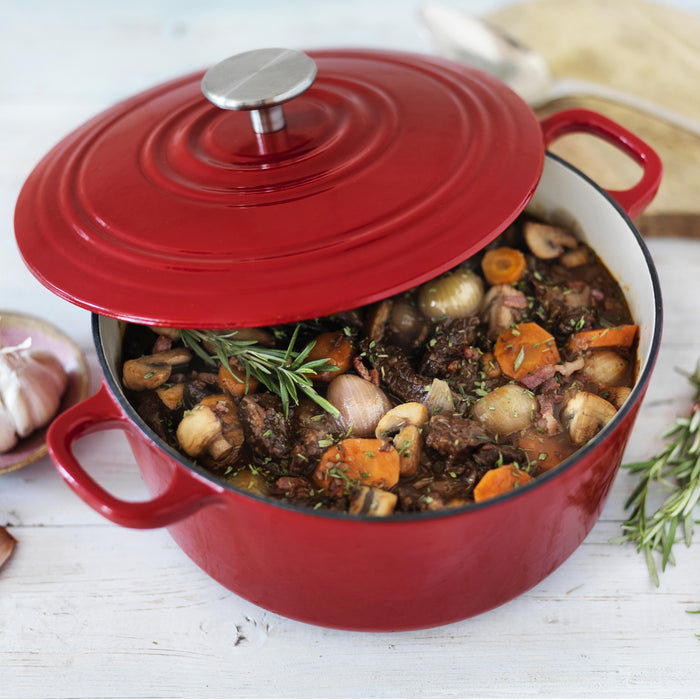 BK Bourgogne Braadpan Ø 24 cm - Chili Red