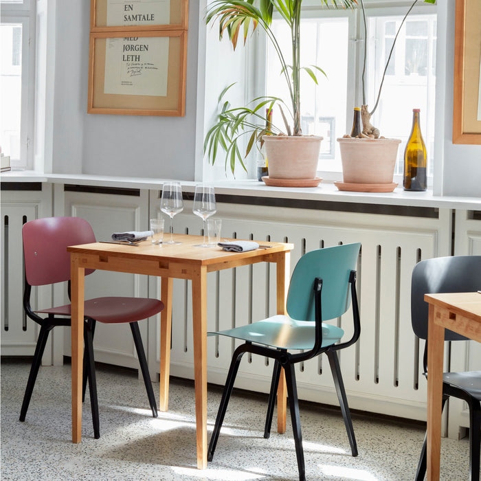 HAY Revolt Eetkamerstoel - Black - Petrol Green