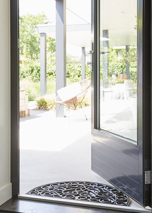 MD Entree - Deurmat - Rubbermat - Country Halfmoon - 45 x 75 cm