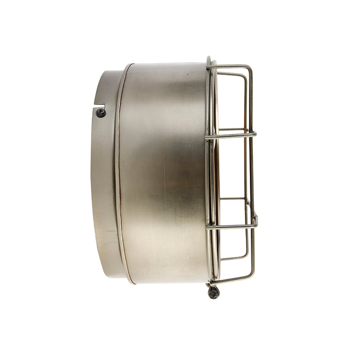 QAZQA Wandlamp barril - Grijs - Industrieel - D 25cm