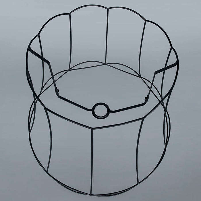 QAZQA Set van 2 retro hanglampen zwart 50 cm - Granny Frame