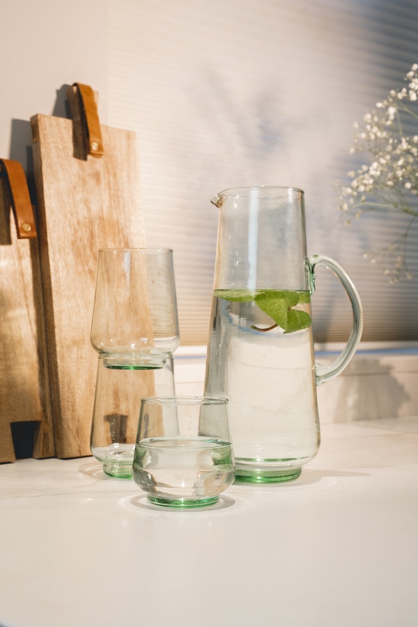 Return to Sender Stapelbare waterglazen, medium, set van 2