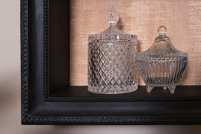 Clayre & Eef Glazen potje Ø 9x12 cm Glas