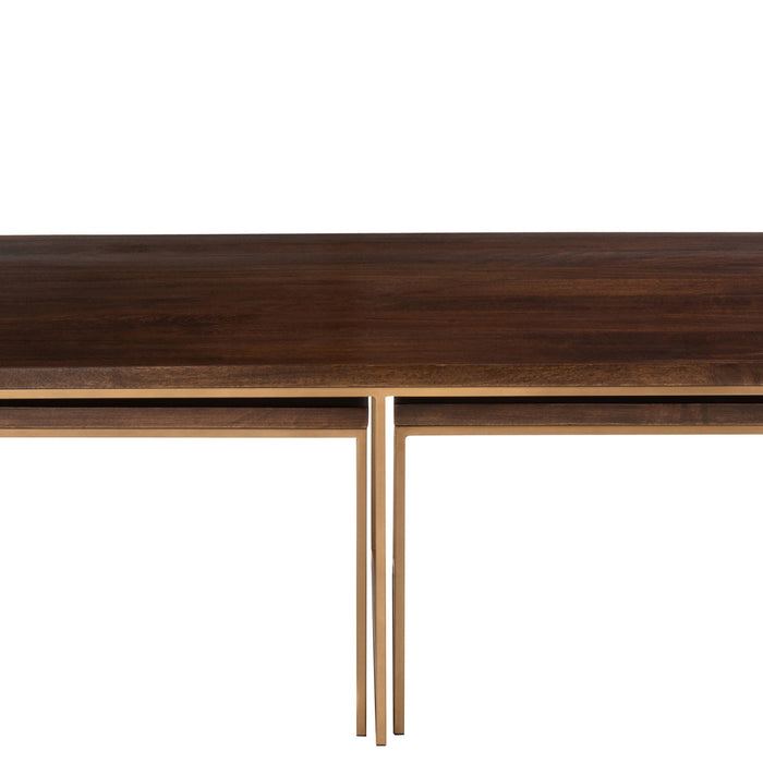 Duverger® Classy - Salontafels - 3 delen - mango hout - rechthoekig