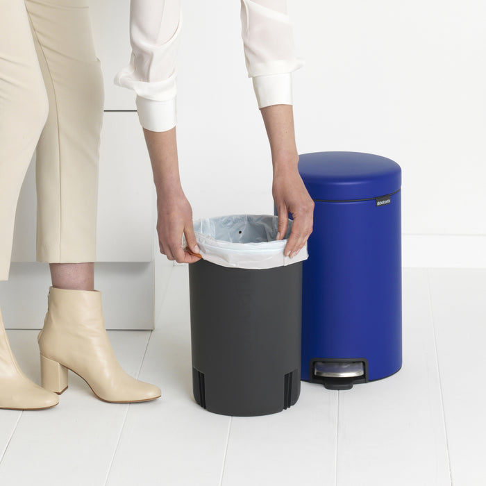 Brabantia NewIcon Pedaalemmer 12 L- Mineral Powerful Blue