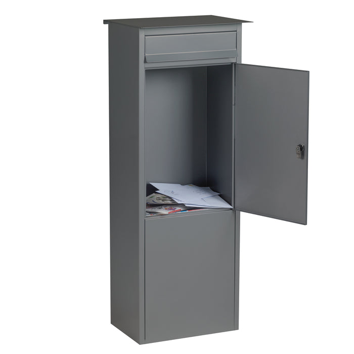 Practo Garden - Vrijstaande brievenbus - Frankfurt - Metaal - Grijs